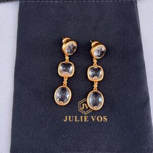 NWOT Julie Vos Gemstone Statement Drop Earring